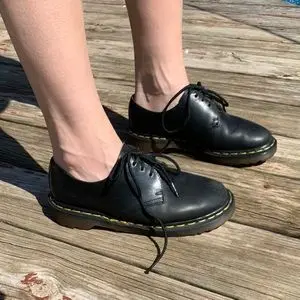 Giày Dr.Martens 1461 Virginia 'Black' 20834001 - Ảnh 3