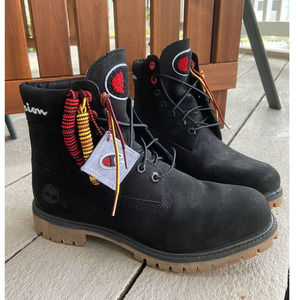 Alternative view of Giày Timberland Champion x 6 Inch Luxe Premium 'Black' TB0A1UCR-001