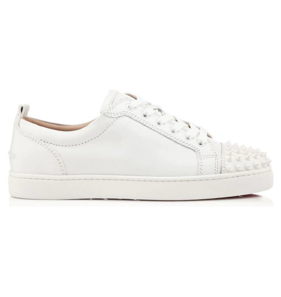 Giày Christian Louboutin Louis Junior Spikes 'White' 11305733047