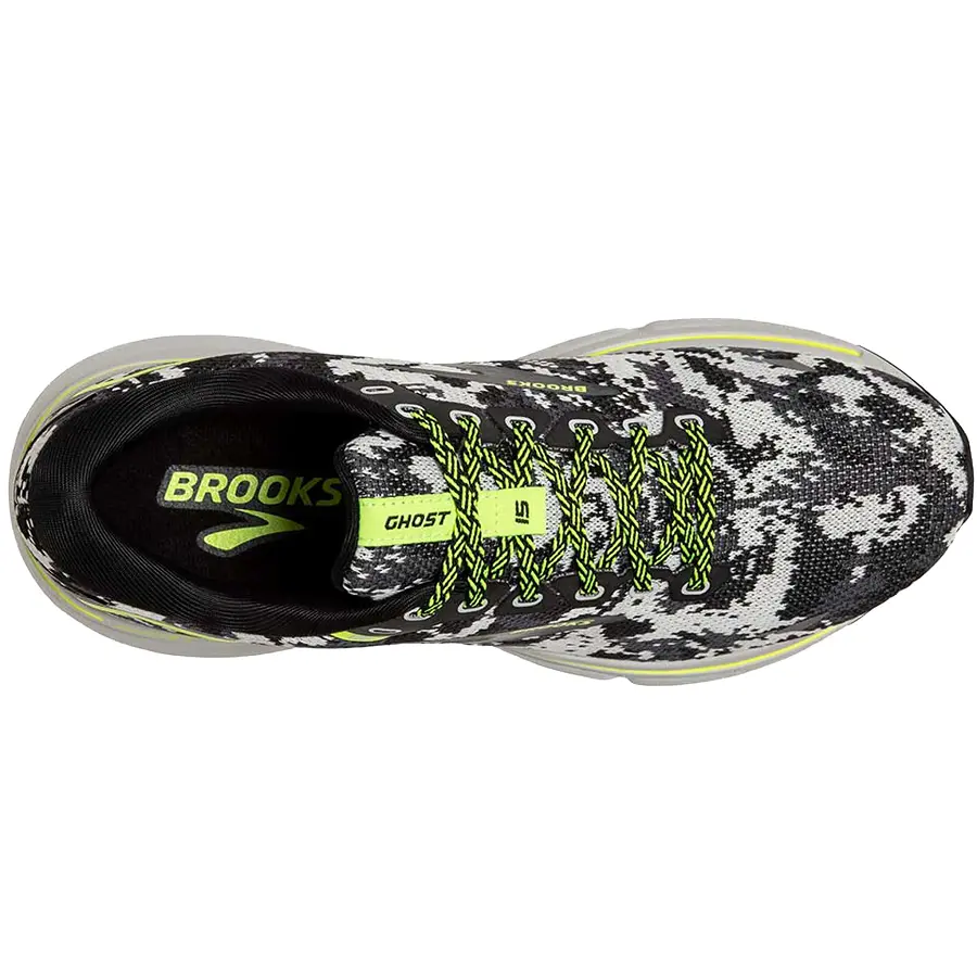 Alternative view of Giày Brooks Ghost 15 Black Ebony Nightlife 110393-029