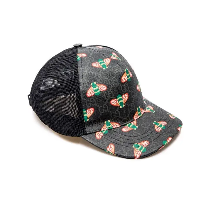 Alternative view of Mũ Gucci GG Supreme Bee Baseball Hat 'Black' 676011-4HAKC-1060