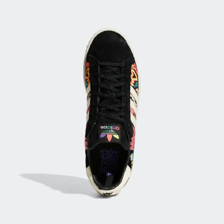 Giày Adidas Campus 80s Pride 'Black' GX6390 - Ảnh 7