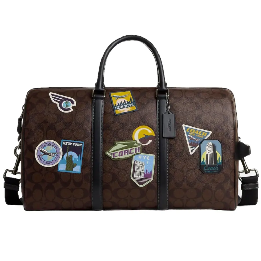 Túi Coach Venturer Bag Travel Patches 'Gunmetal' CL434-QBMAA