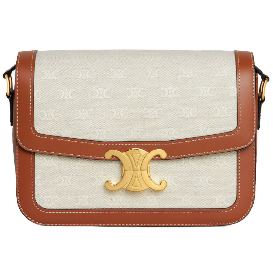 Túi Celine Classique Triomphe Calfskin 'Natural Tan' 191242FDT-02NT-1