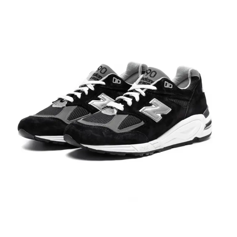 Giày New Balance 990v2 Made in USA ‘Black Grey’ M990BL2 - Ảnh 3