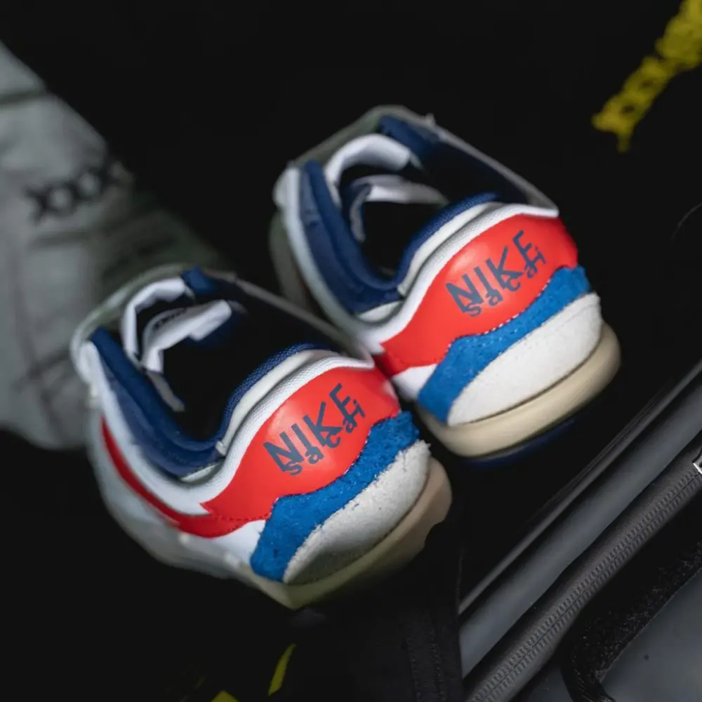 Giày Nike x Sacai Zoom Cortez SP 'White Red' DQ0581-100 - Ảnh 6