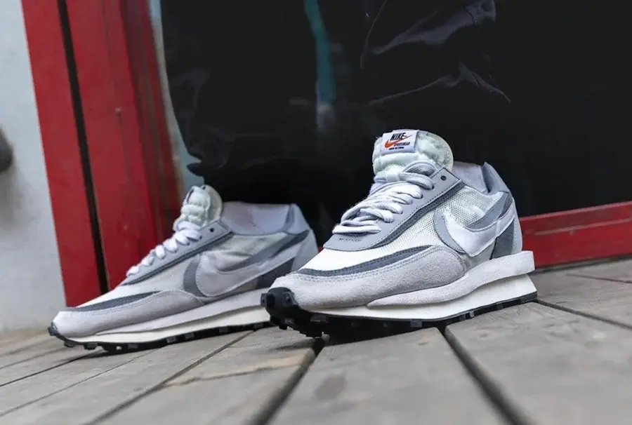 Giày Nike Sacai x LDWaffle 'Summit White' BV0073-100 - Ảnh 3