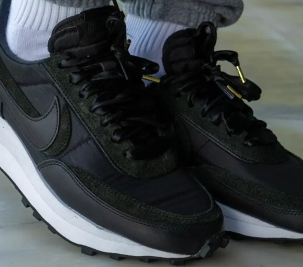 Alternative view of Giày Nike Sacai x LDWaffle 'Black Nylon' BV0073-002