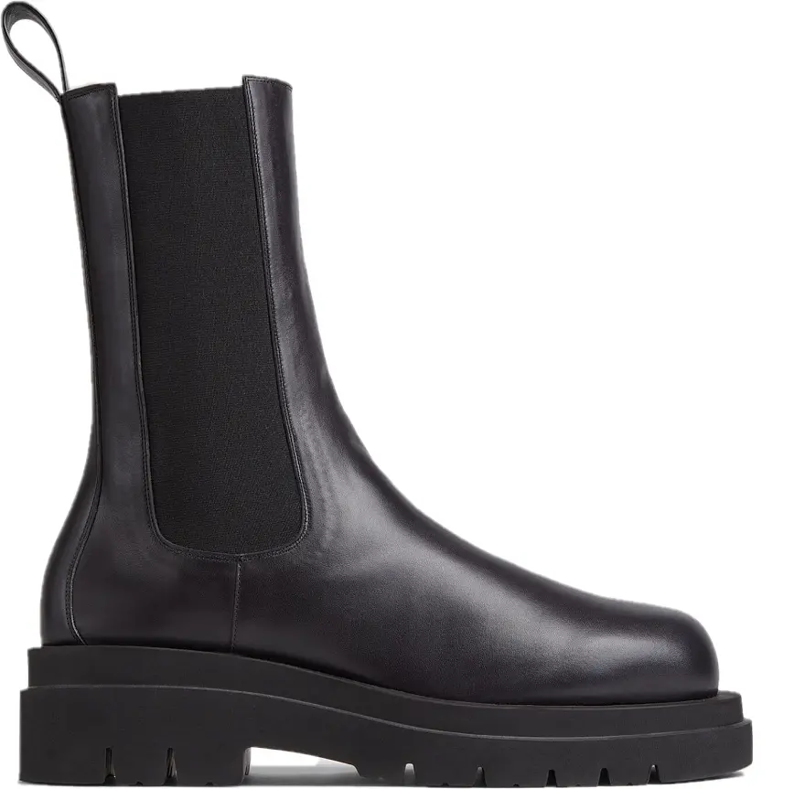 Giày Bottega Veneta Lug Shearling 'Black' 676890V1BN11000