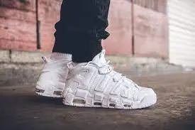 Giày Nike Air More Uptempo 'Triple White' 415082-102 - Ảnh 3
