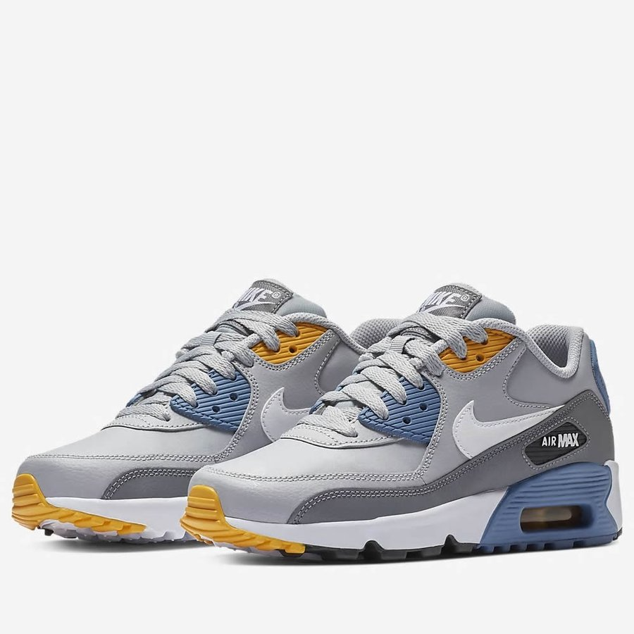 Giày Nike Air Max 90 Leather Woft 'Grey White' 833412-026 - Ảnh 5