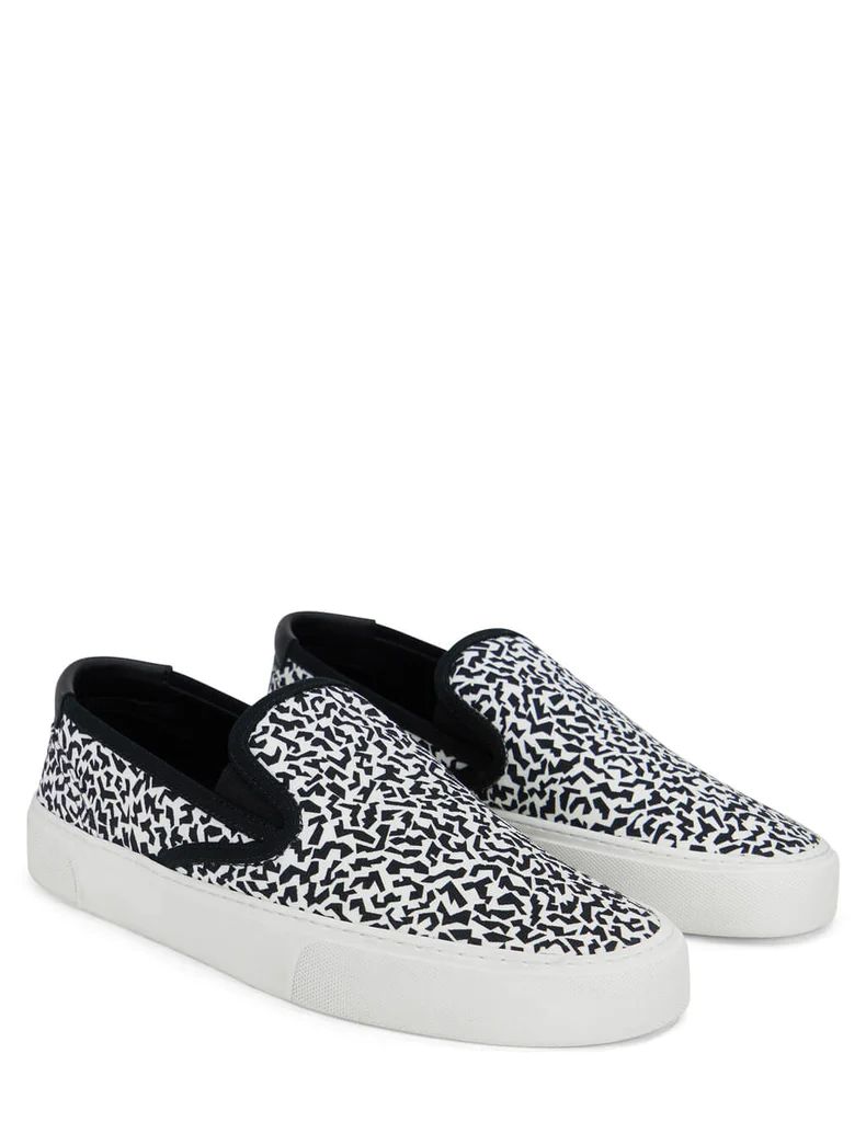 Giày Saint Laurent Venice Slip On Sparkle Print 58574226Q109074 - Ảnh 4