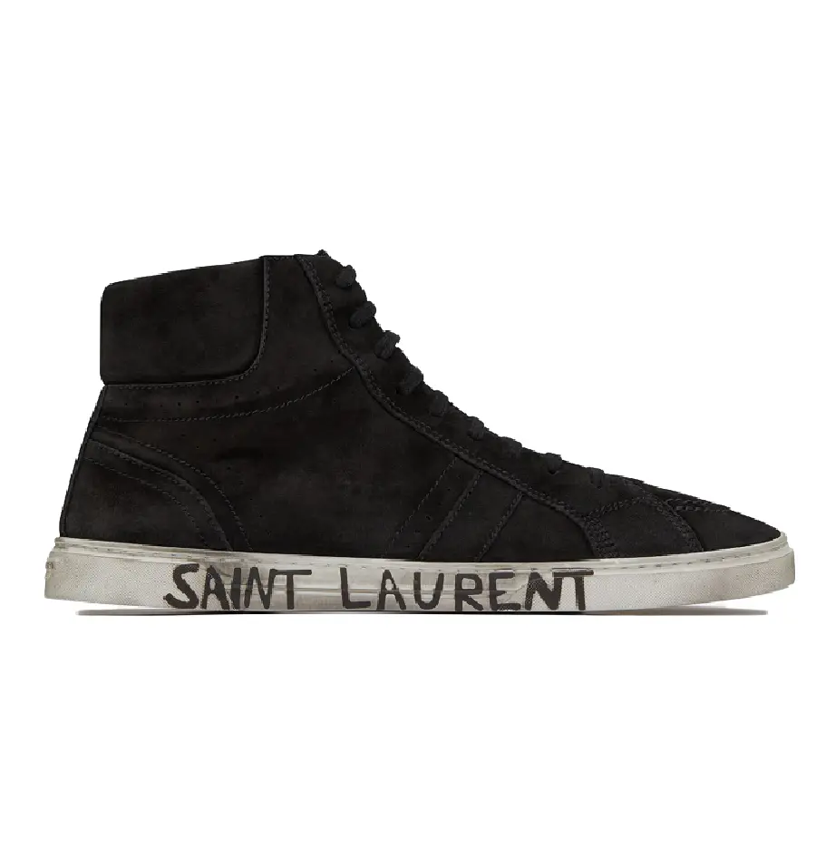 Giày Saint Laurent Joe Sneakers Black 5302280S0001000