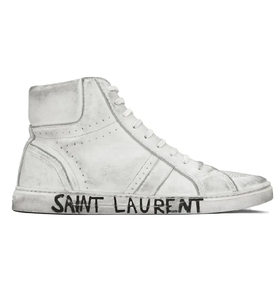 Giày Saint Laurent Joe Sneaker Optic White 5328740M5009030