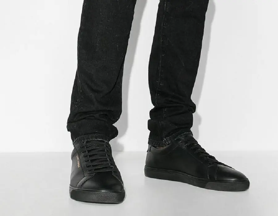 Giày Saint Laurent Andy Low Top 6068330ZS001000 - Ảnh 4