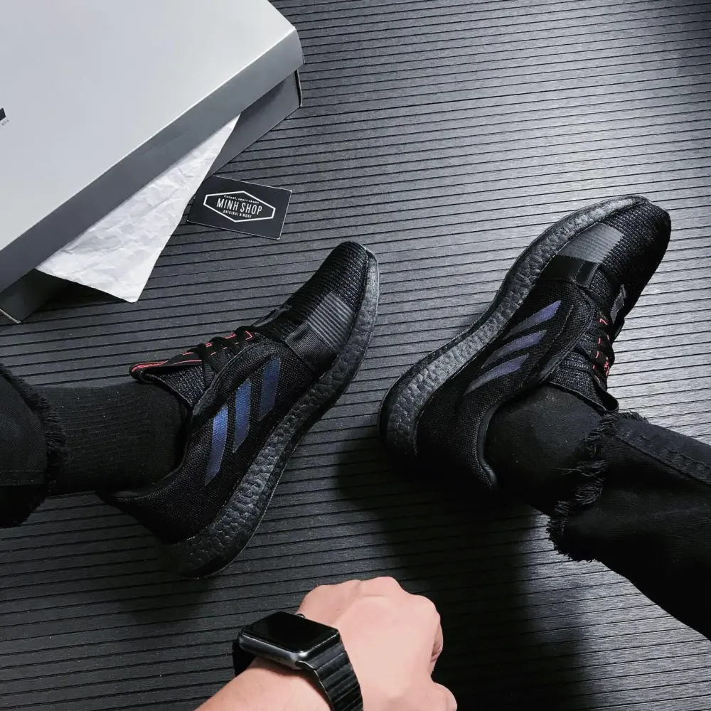 Giày Adidas Senseboost Go M 'Black' EF0709 - Ảnh 4