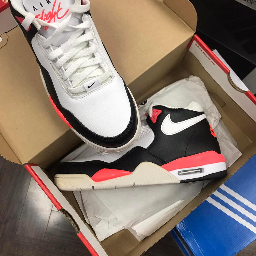 Giày Nike Flight Legacy 'Black Flash Crimson' BQ4212-005 - Ảnh 5