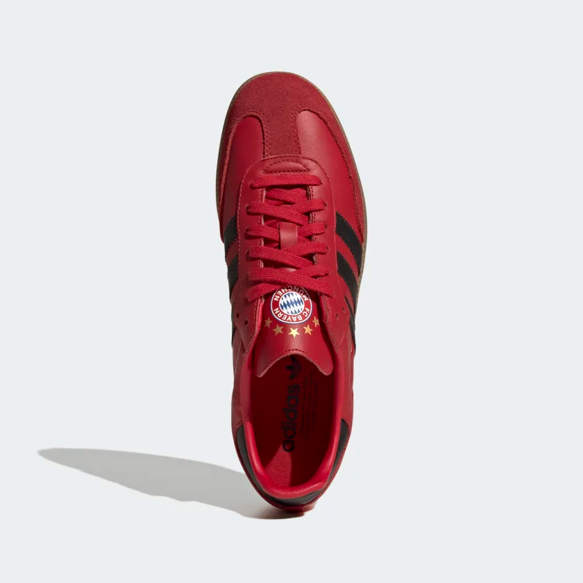 Giày Adidas FC Bayern Munich x Samba Team 'Power Red Black' HQ7031 - Ảnh 5