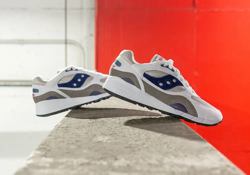 Alternative view of Giày Saucony Shadow 6000 'White Grey' S70441-1