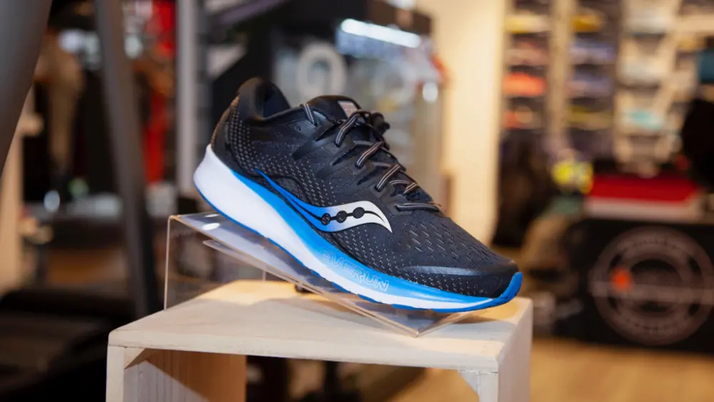 Alternative view of Giày Saucony RIDE ISO 2 'Black Blue' S20514-2