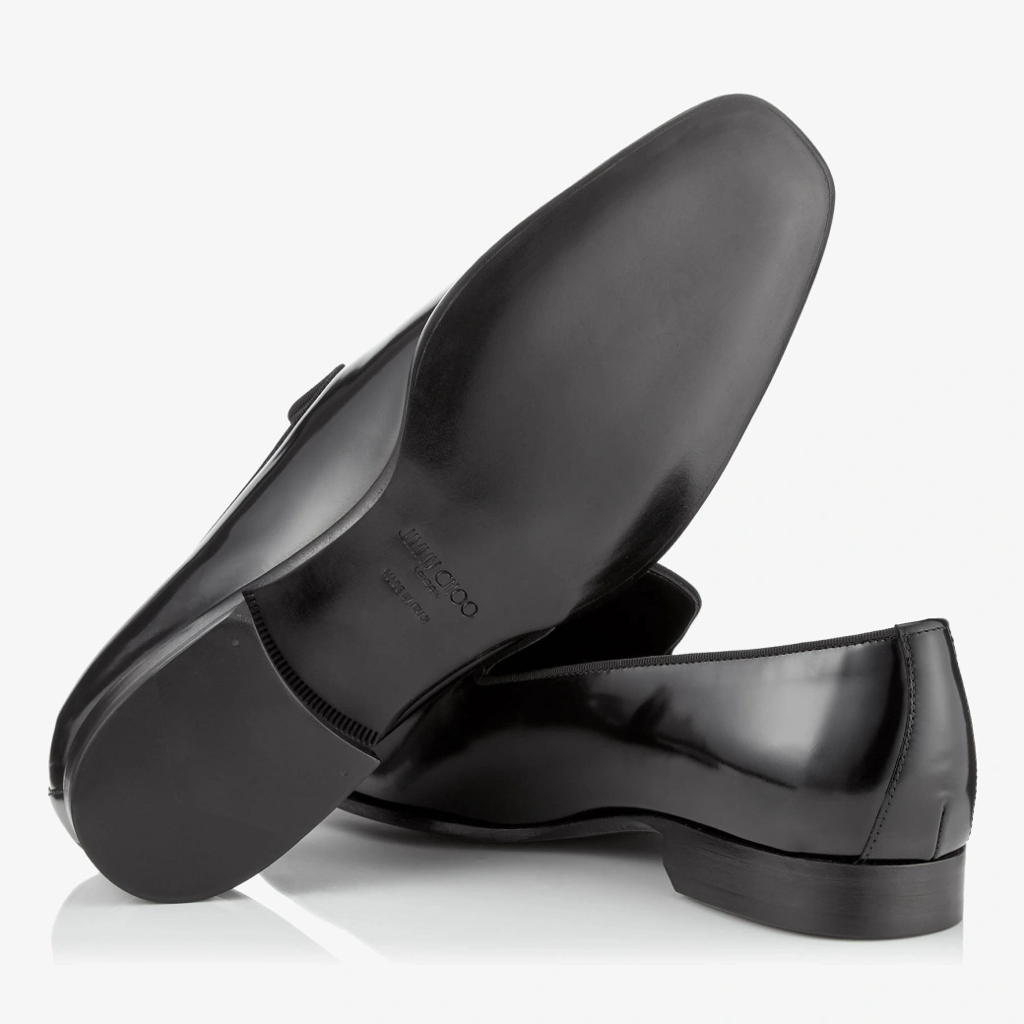 Giày Jimmy Choo Saul 'Black' SAULSIC010003 - Ảnh 4