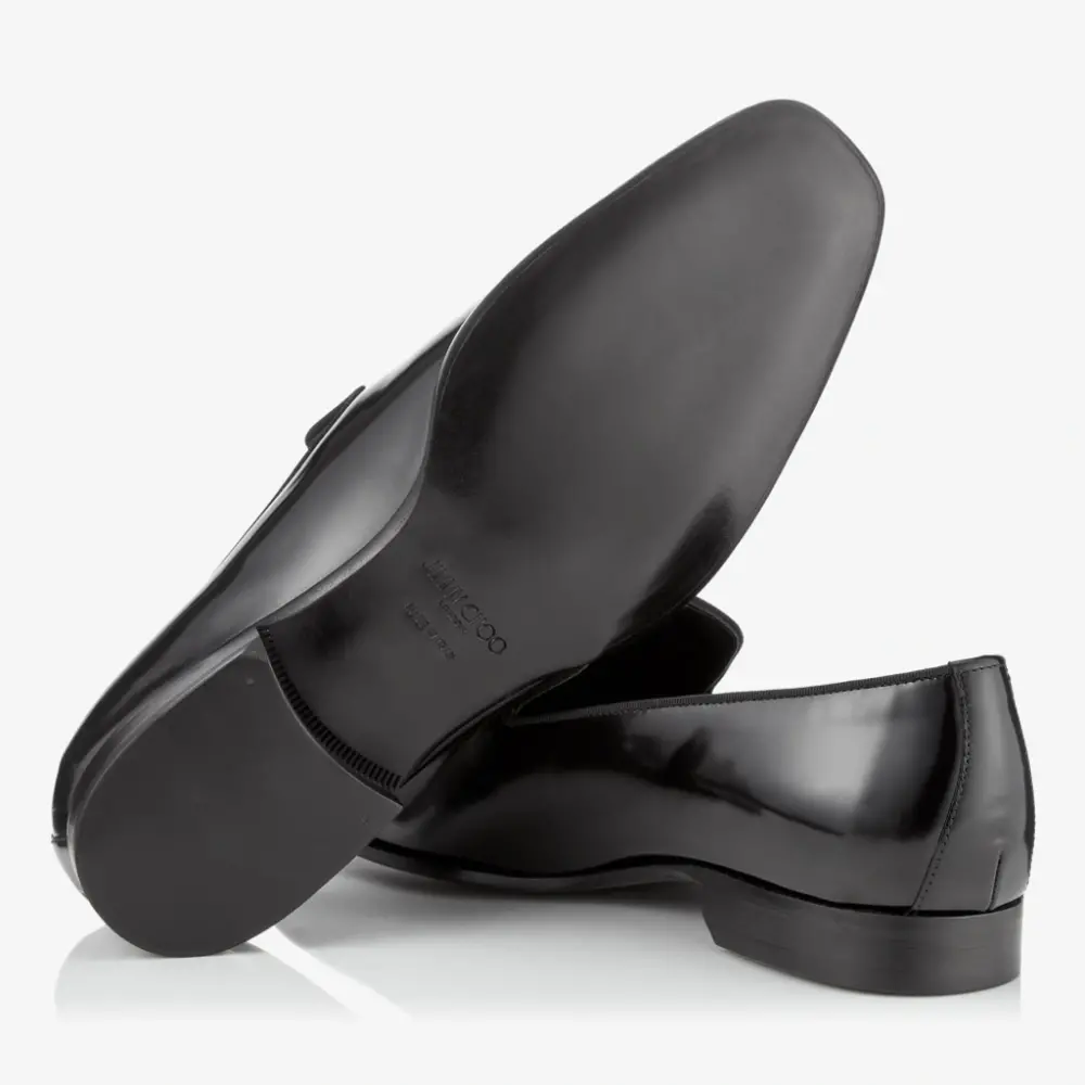 Giày Jimmy Choo Saul 'Black' SAULSIC010003 - Ảnh 4