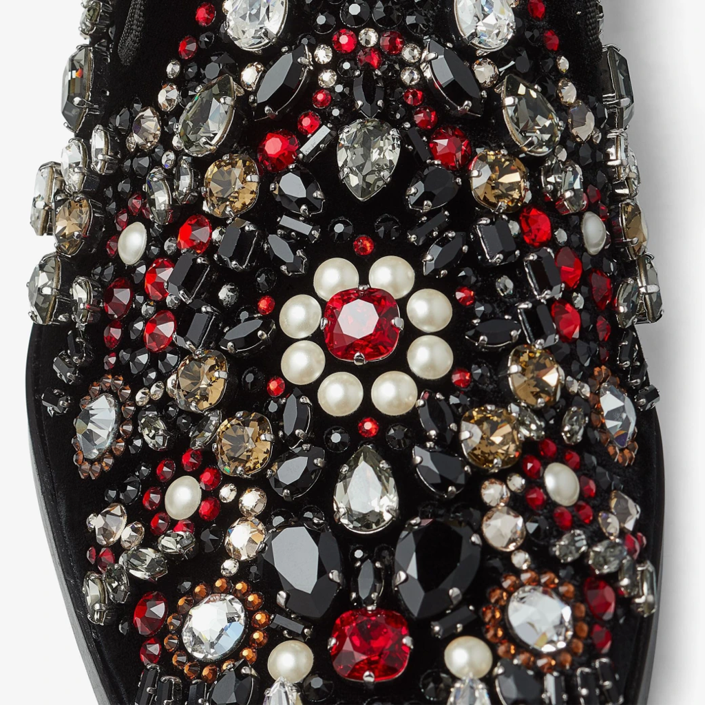 Giày Jimmy Choo Saul 'Black' SAULXJV010045 - Ảnh 4