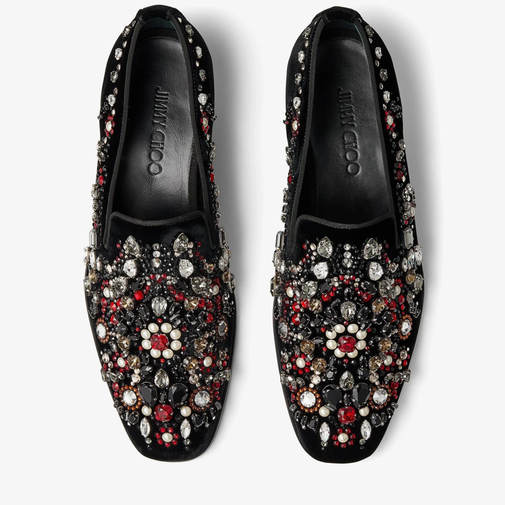 Giày Jimmy Choo Saul 'Black' SAULXJV010045 - Ảnh 3