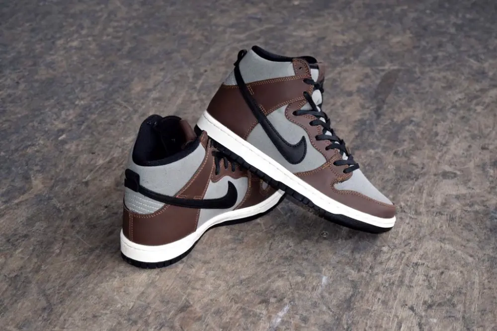Giày Nike SB Dunk High Baroque Brown BQ6826-201 - Ảnh 8