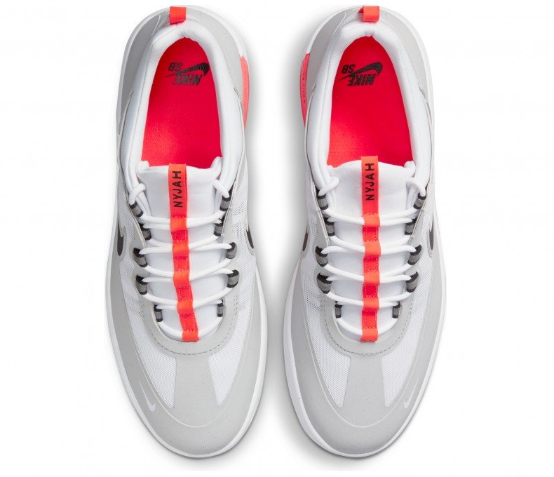 Giày Nike SB Nyjah Free 2 Neutral Grey Bright Crimson BV2078-007 - Ảnh 3