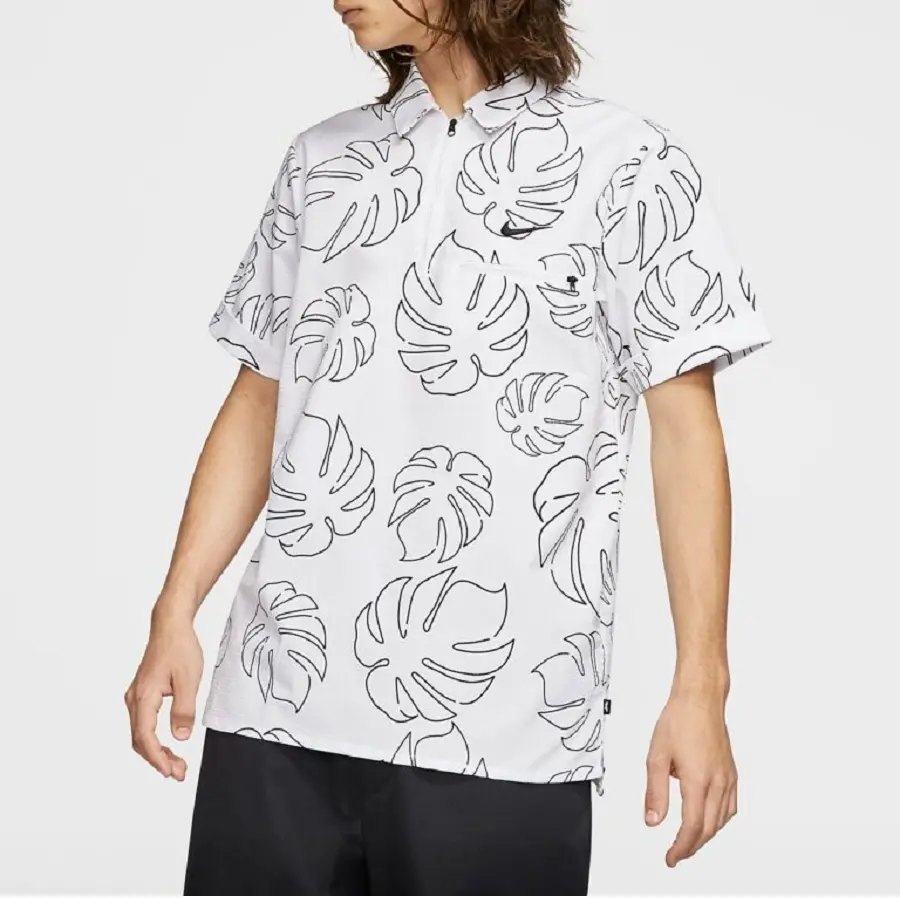 Áo Nike SB Paradise Woven Men’s Skate Polo Shirt CI7193-100 - Ảnh 3