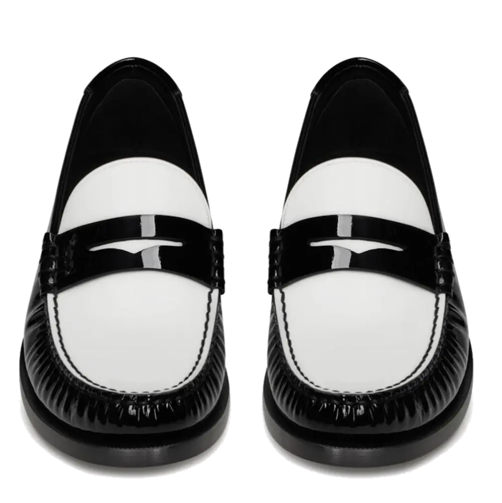 Alternative view of Giày Saint Laurent Le Loafer 'Black White' 670232AAAM61006