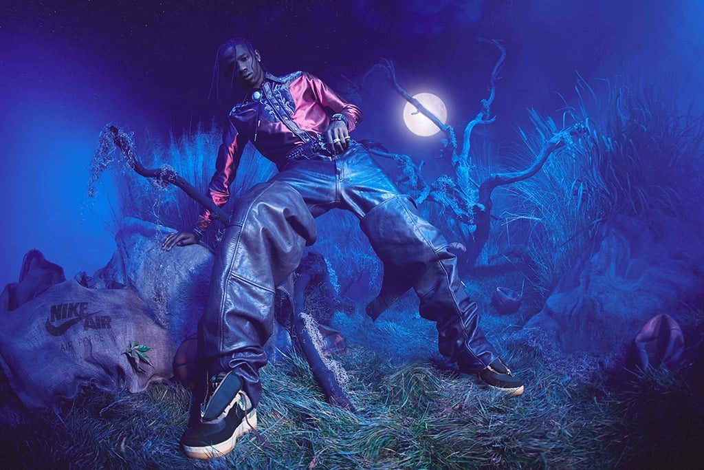 Giày Travis Scott Nike Air Force 1 Cactus Jack CN2405-900 - Ảnh 7