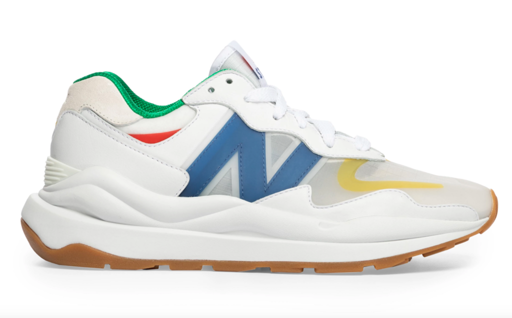 Giày New Balance STAUD x 574 'Rain Cloud Team Red' ML574ST - Ảnh 2