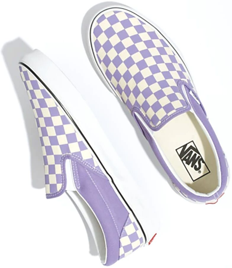 Giày Vans Classic Slip-On 'Checkerboard Chalk Violet' VN0A33TB9HM - Ảnh 3