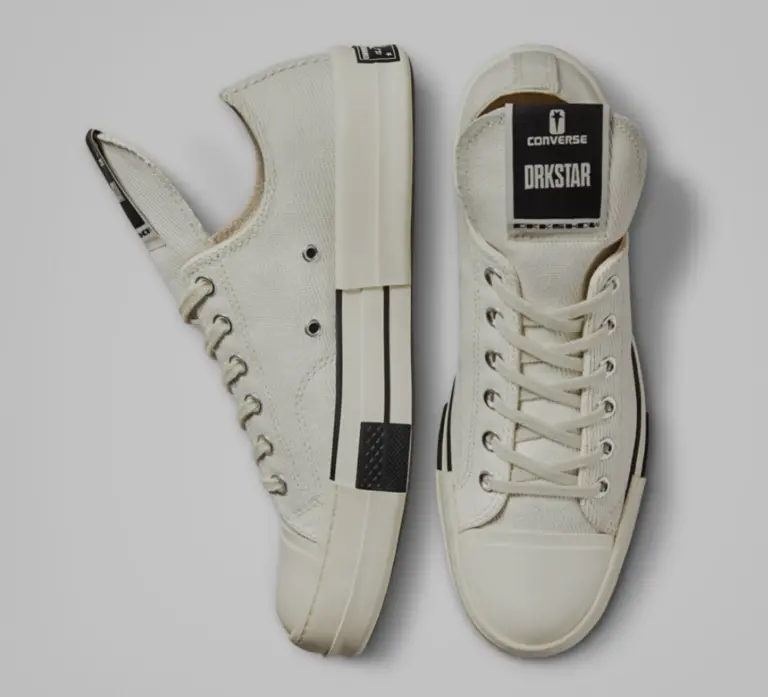 Giày Converse Rick Owens x Drkshdw Drkstar Chuck 70 ‘Egret’ A00134C - Ảnh 6