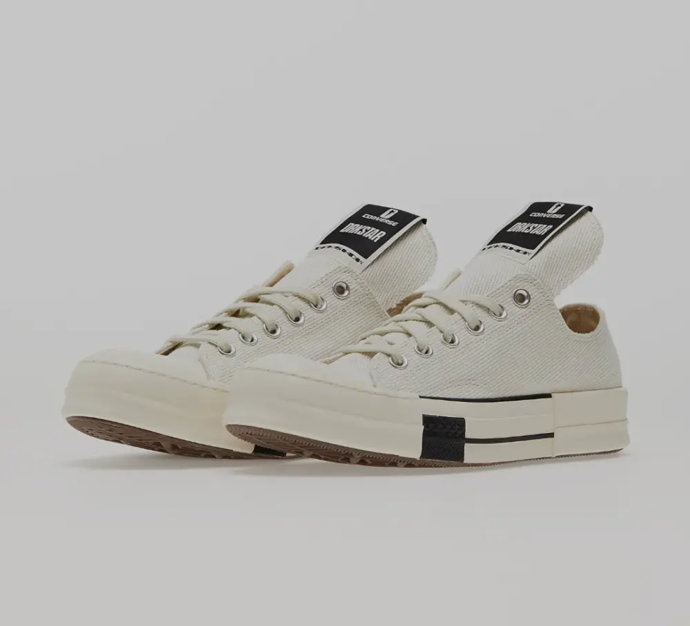 Alternative view of Giày Converse Rick Owens x Drkshdw Drkstar Chuck 70 ‘Egret’ A00134C