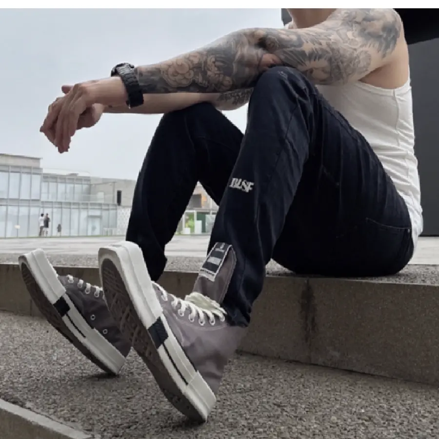 Giày Converse Rick Owens x Turbodrk Chuck ‘Iron’ A03938C - Ảnh 3