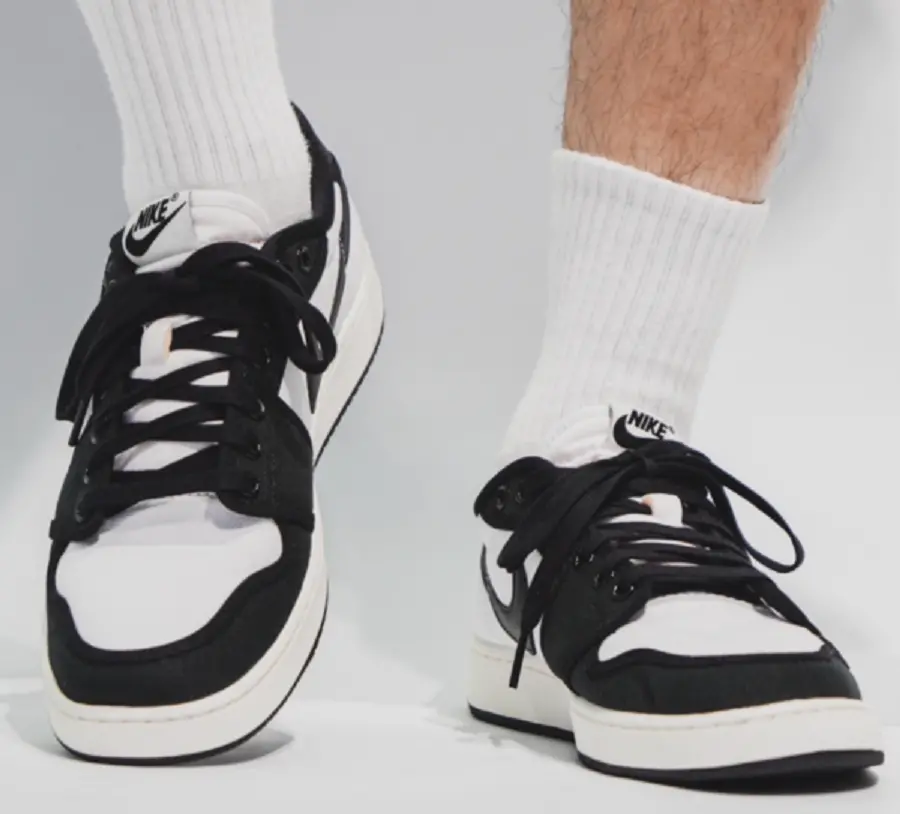 Giày Nike Air Jordan 1 KO Low ‘Black White’ DX4981-100 - Ảnh 3