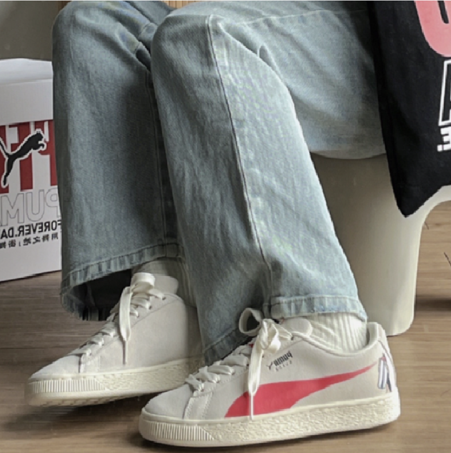 Giày Puma Suede ‘Spraycan – Pristine’ 383396-01 - Ảnh 3