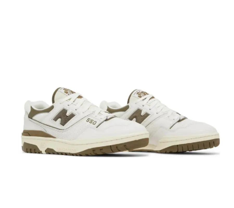 Giày New Balance Aimé Leon Dore x 550 ‘Olive’ BB550AD1 - Ảnh 4