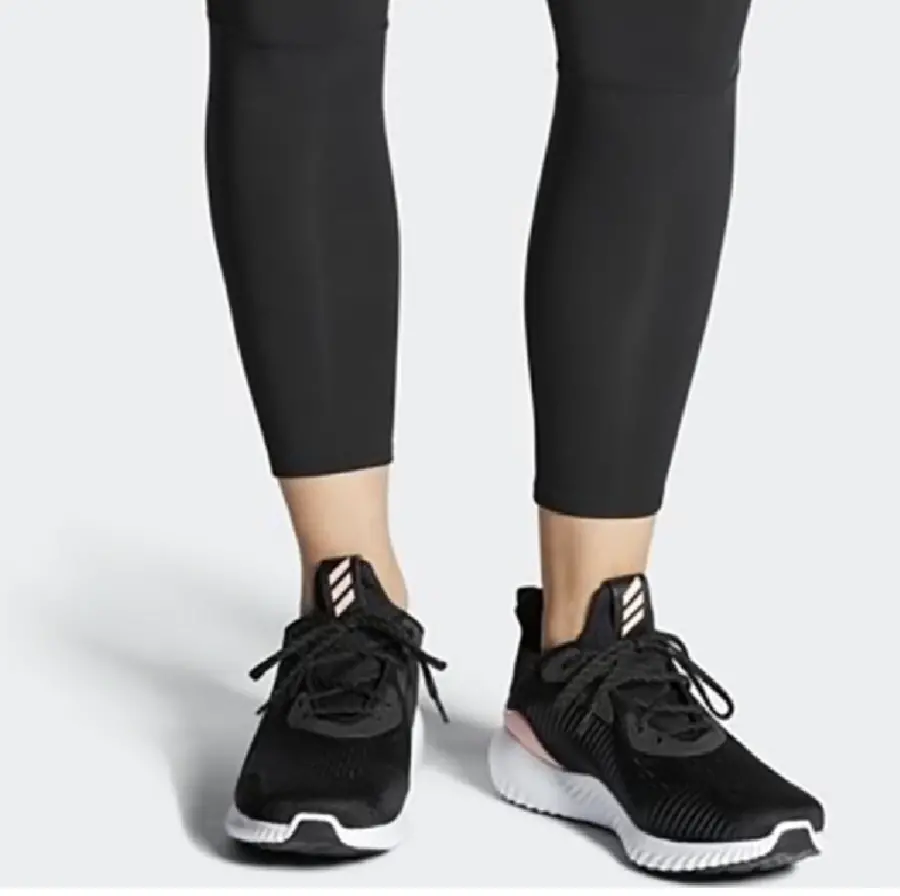 Alternative view of Giày Adidas Alphabounce 1 Marathon Running ‘Black’ FW4858