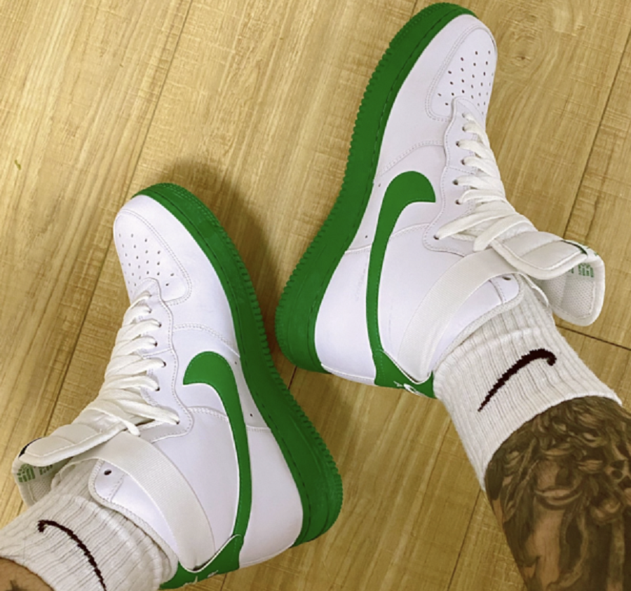 Giày Nike Air Force 1 High ’07 ‘Lucky Green’ CK7794-100 - Ảnh 2
