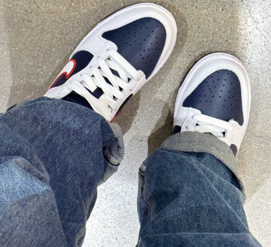 Giày Nike Dunk Low Premium ‘Houston Comets Four’ DZ2780-100 - Ảnh 2