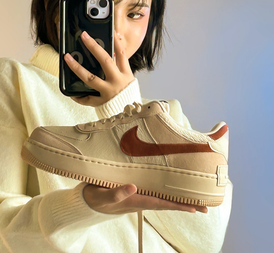 Giày Nike Air Force 1 Shadow ‘Shimmer’ DZ4705-200 - Ảnh 3