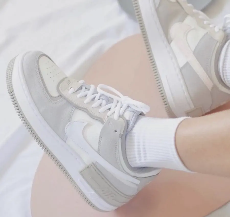 Giày Nike Air Force 1 Shadow ‘Grey Fleece’ FB7172-111 - Ảnh 3