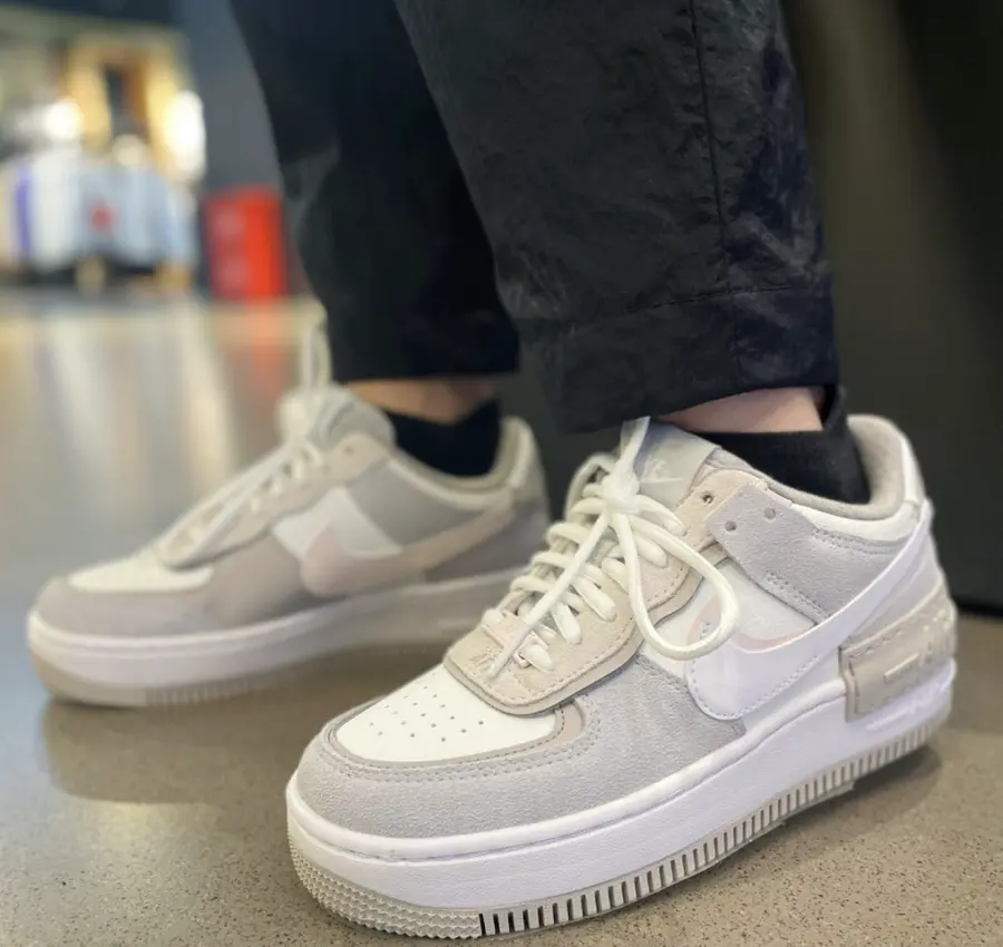 Alternative view of Giày Nike Air Force 1 Shadow ‘Grey Fleece’ FB7172-111