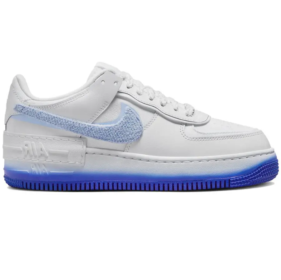Giày Nike Air Force 1 ‘Chenille Swoosh – Blue Tint’ FJ4567-100