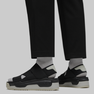 Alternative view of Dép Adidas Y-3 Hokori Sandal ‘Black White’ GX1059