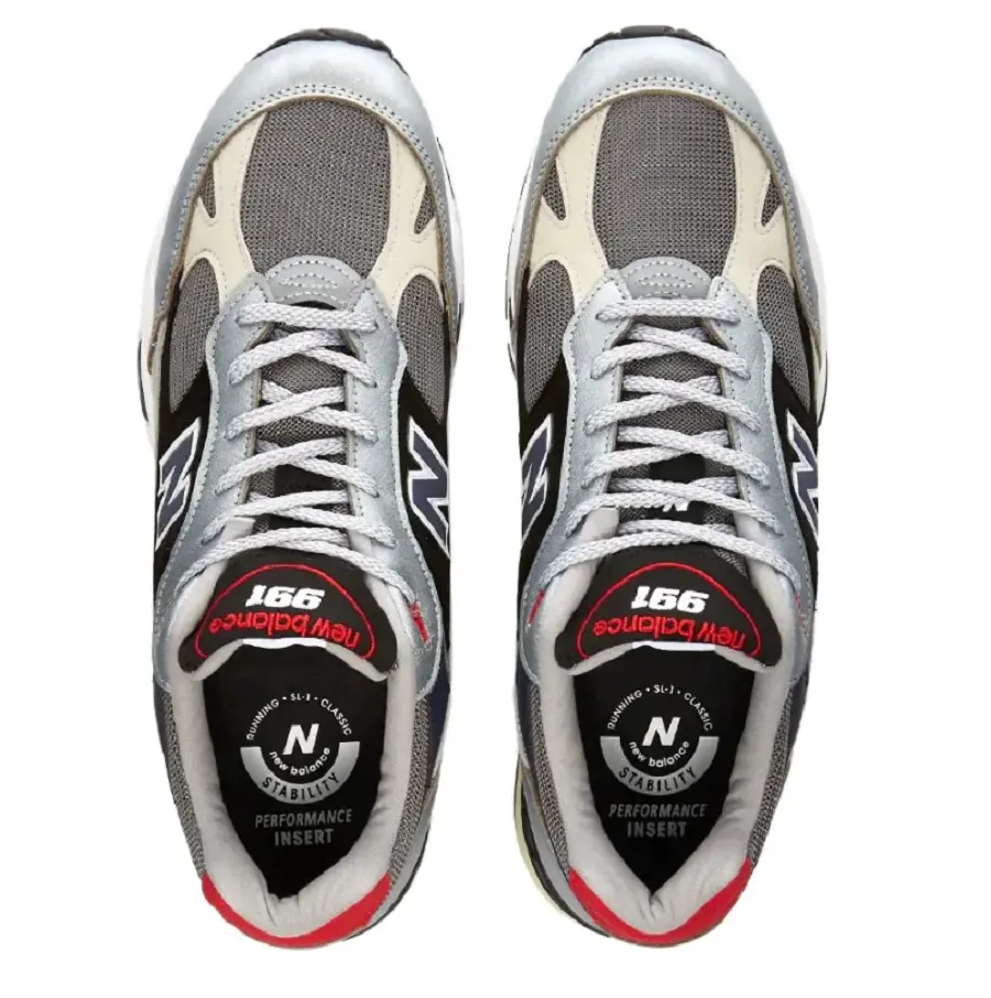Giày New Balance 991 Made in England ‘Silver’ M991SKR - Ảnh 5